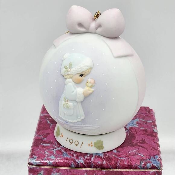 Precious Moments Ornament 526940 May Your Christmas Be Merry Vintage W/Box Tags - Picture 1 of 10